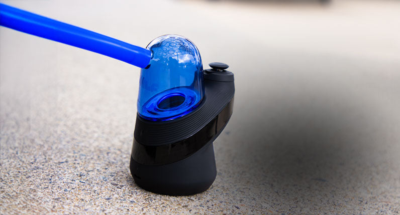 wulf Link Puffco Attachment sitting at park