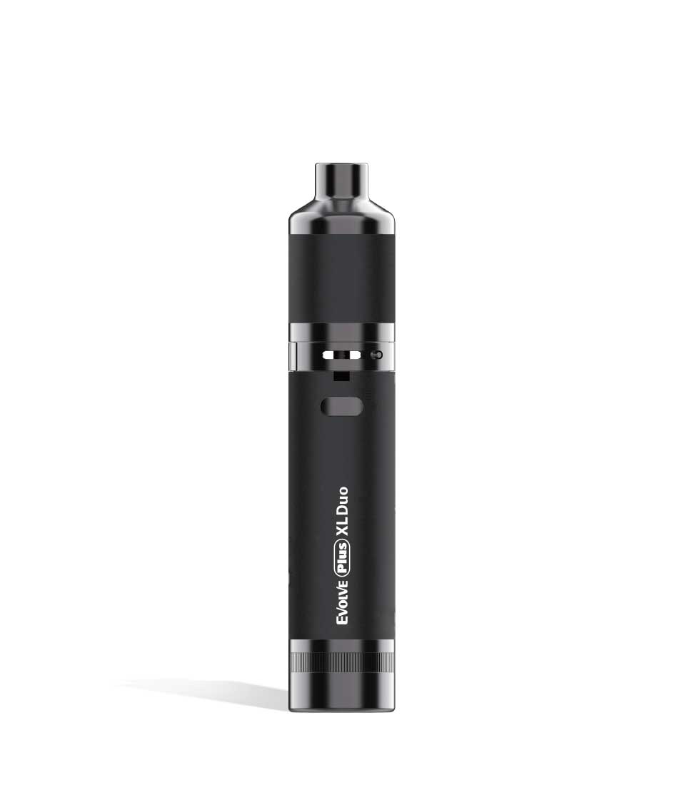 Black Wulf Mods Evolve Plus XL Duo 2-in-1 Kit Wax Pen Front View on White Background