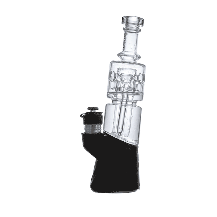 Clear Wulf Mods Fuse Puffco Peak Top Bubbling With Peak on white background