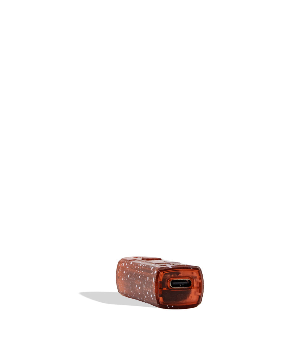 Wulf Mods Kodo X-Ray Knife Kit on a white background with a soft shadow in front view in crimson color usb-c view