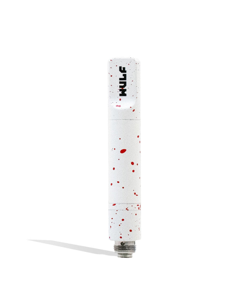 White Red Spatter Wulf Mods Concentrate Tank Front View on White Background