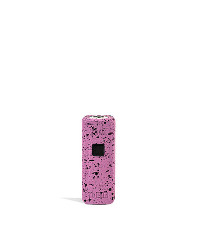 Pink Black Spatter Wulf Mods KODO Cartridge Vaporizer Front View on White Background