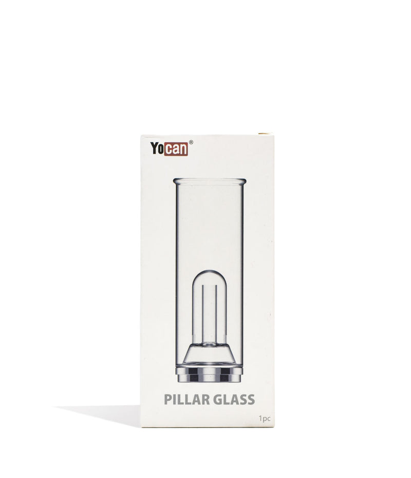 Wulf Mods Pillar Replacement Glass Bubbler Packaging Front View on White Background