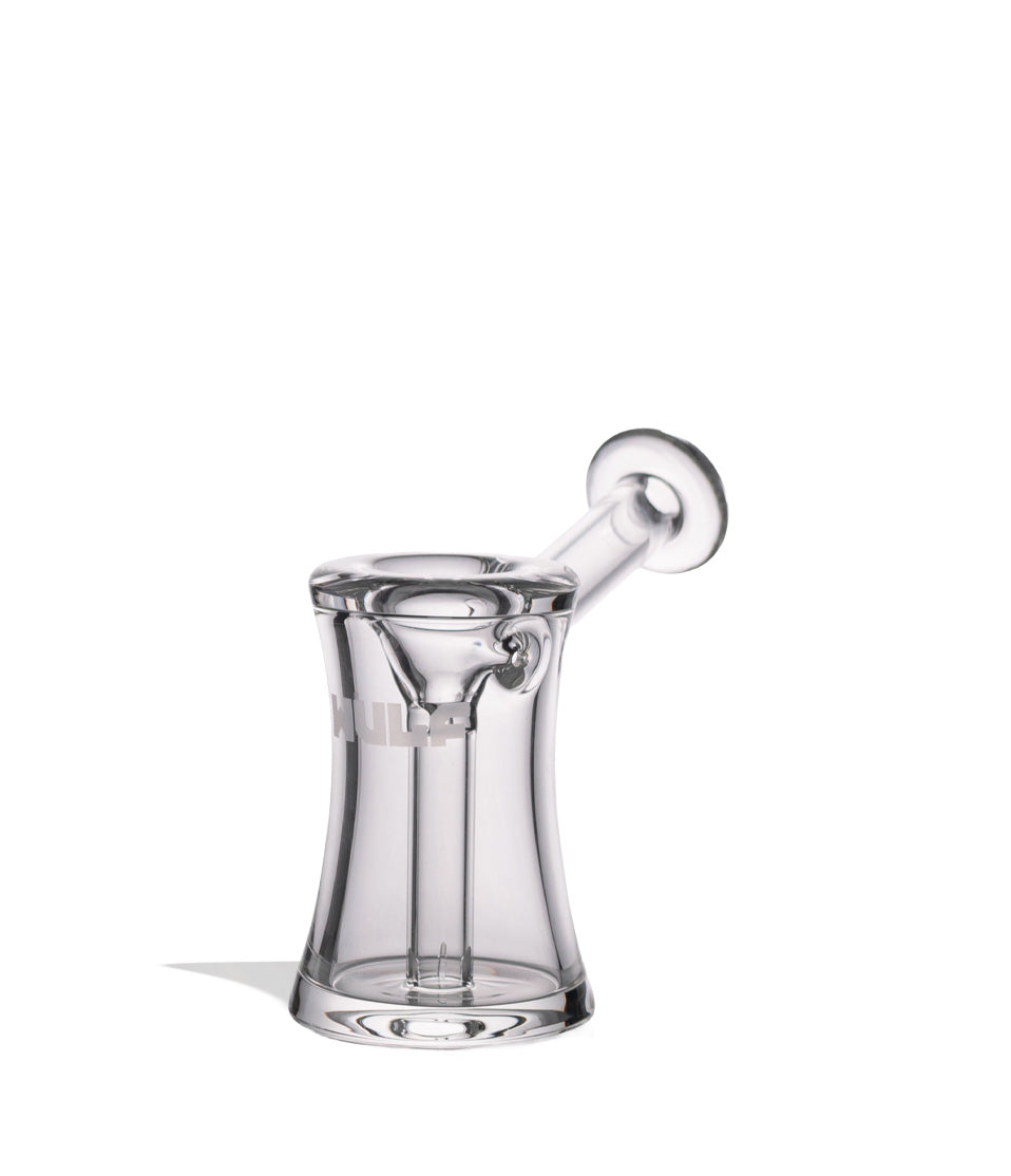 Clear angle Wulf Mods Rook Bubbler on white background