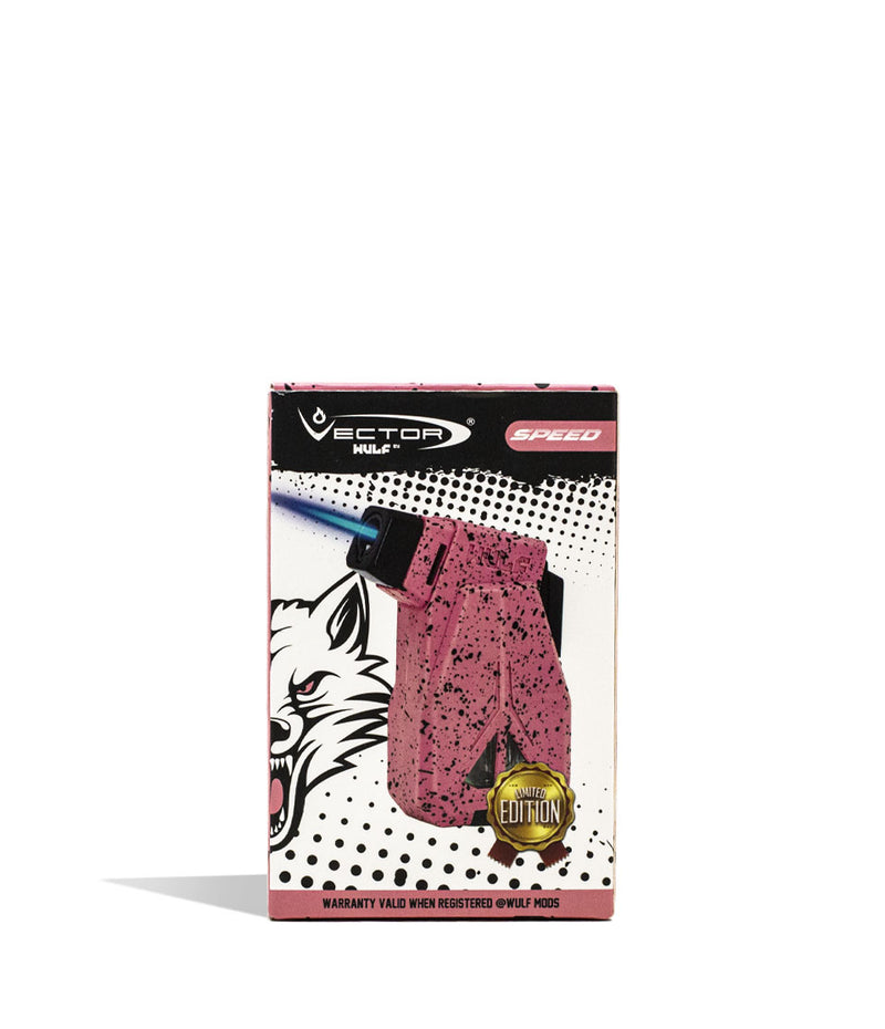 Pink Black Spatter Wulf Mods Speed Torch Packaging Front View on White Background