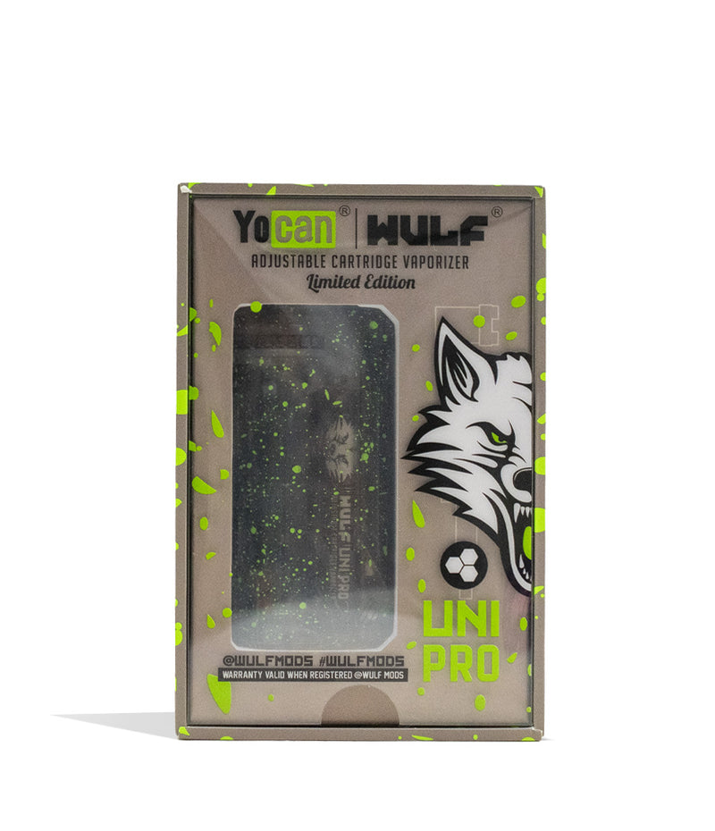 Granite Wulf Mods X-Ray Series Uni Pro Cartridge Vaporizer Packaging Front View on White Background
