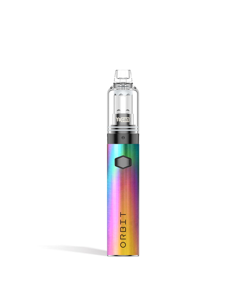 Full Color front view Wulf Mods Orbit Concentrate Vaporizer on white studio background