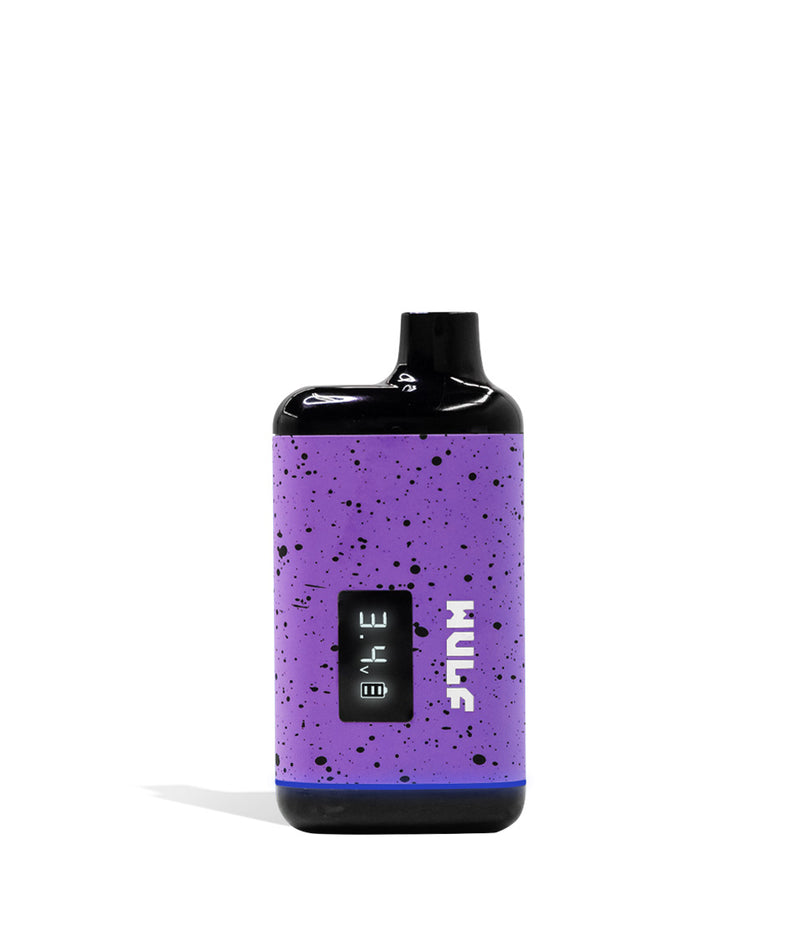 Purple Black Spatter Wulf Mods Recon Cartridge Vaporizer on white background