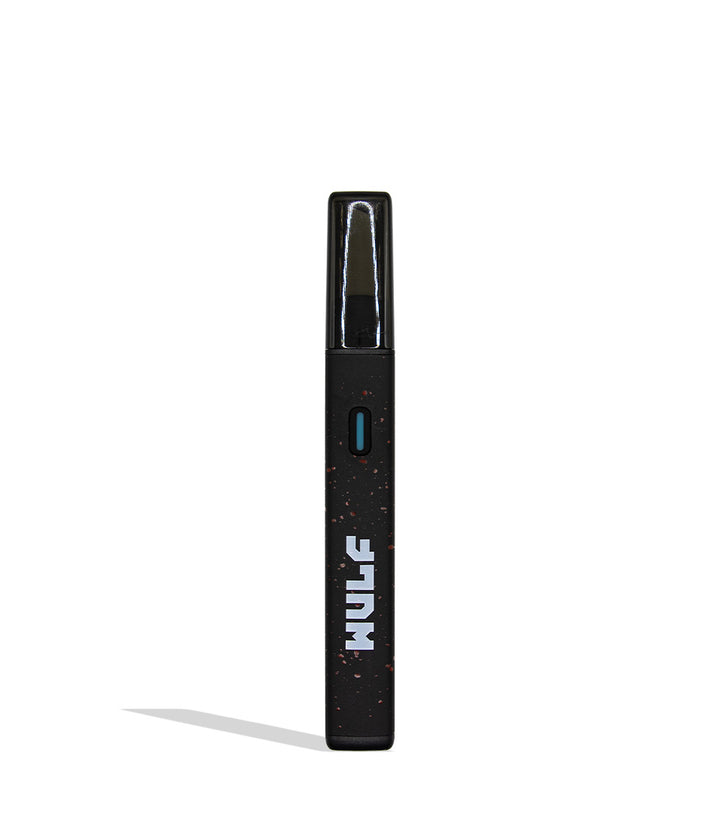 Wulf Slyce hot knife dab tool in tblack red spatter on white background