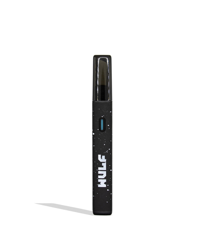 Wulf Slyce hot knife dab tool in tblack white spatter on white background