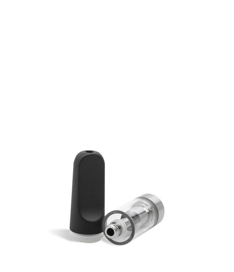 Black Wulf Mods EX6 .5ml Oil Cartridge Apart View on White Background