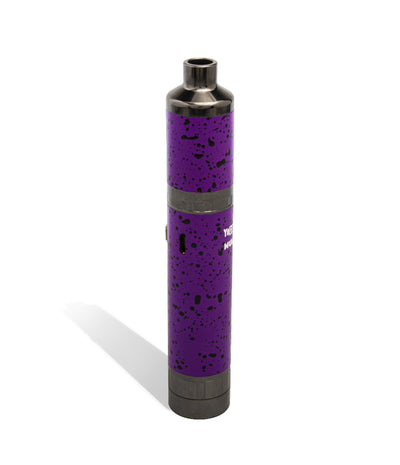 Purple Black Spatter Wulf Mods Evolve Maxxx 3 in 1 Kit Wax Pen Above View on White Background