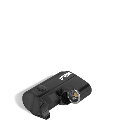 Black Wulf Mods Micro Plus Cartridge Vaporizer Down View on White Background