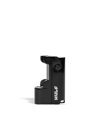 Black Wulf Mods Micro Plus Cartridge Vaporizer Front View on White Background