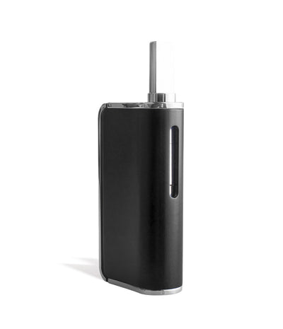 Black Wulf Mods Duo 2 in 1 Cartridge Vaporizer Side View on White Background