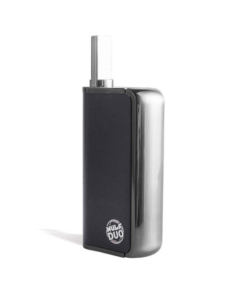 Gunmetal Wulf Mods Duo 2 in 1 Cartridge Vaporizer Front Side View on White Background