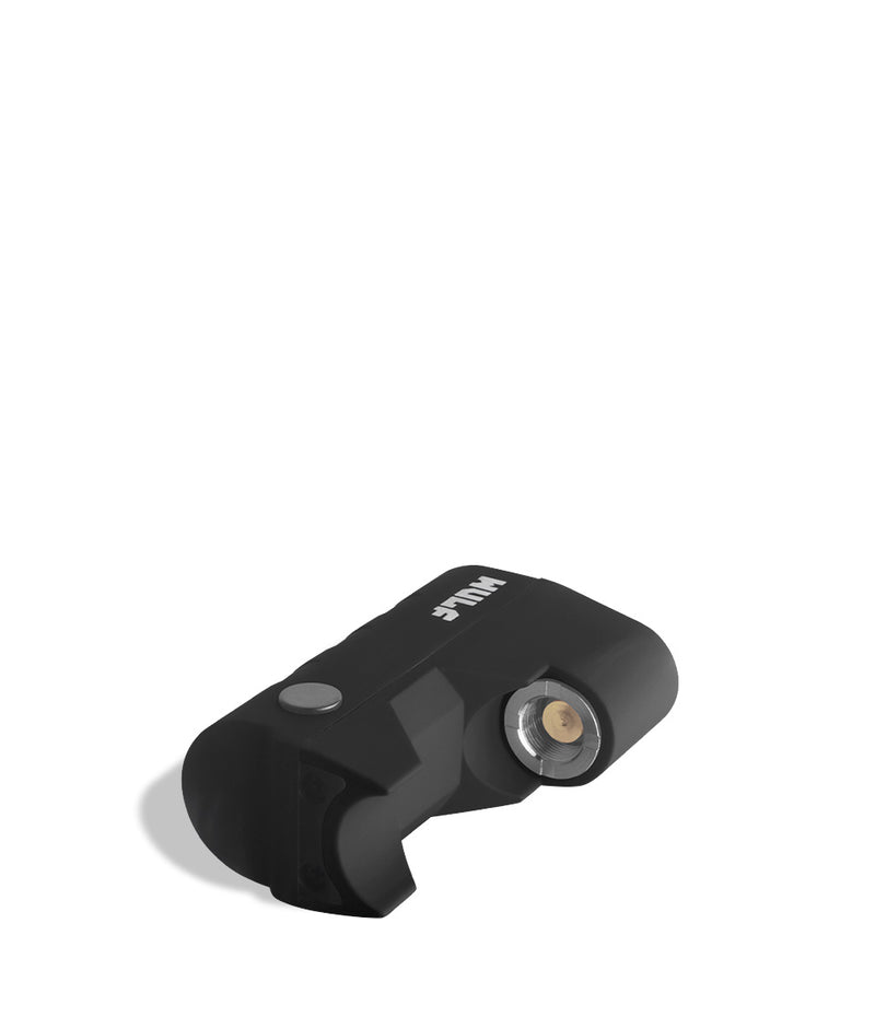 Black Wulf Mods Micro Cartridge Vaporizer Down View on White Background