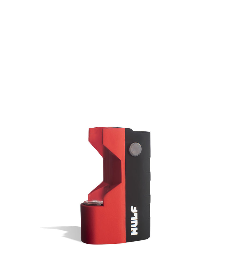 Red Wulf Mods Micro Cartridge Vaporizer Front View on White Background