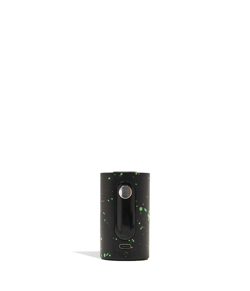 Black Green Spatter Wulf Mods Pillar Mini E-Rig Base Front View on White Background