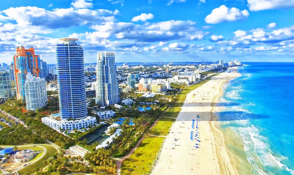 View of Miami Florida 