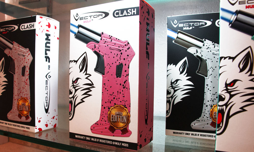 Wulf Mods Clash Torch standing on white display