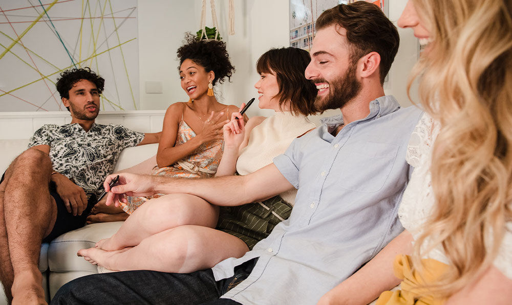 north Americans vaping inside Los Angeles home