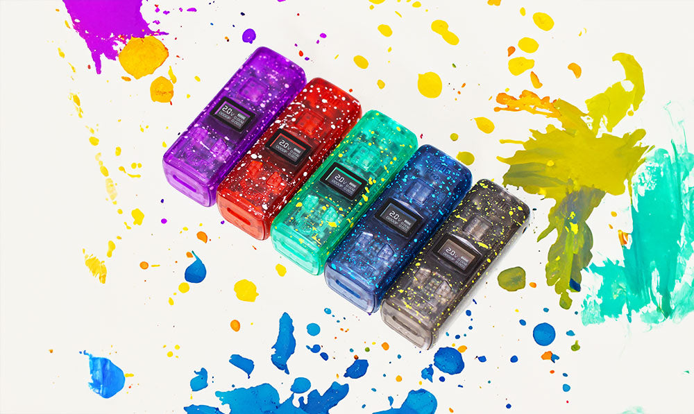 X-Ray Kodo Pro on white surfaces with paint splatters nearby