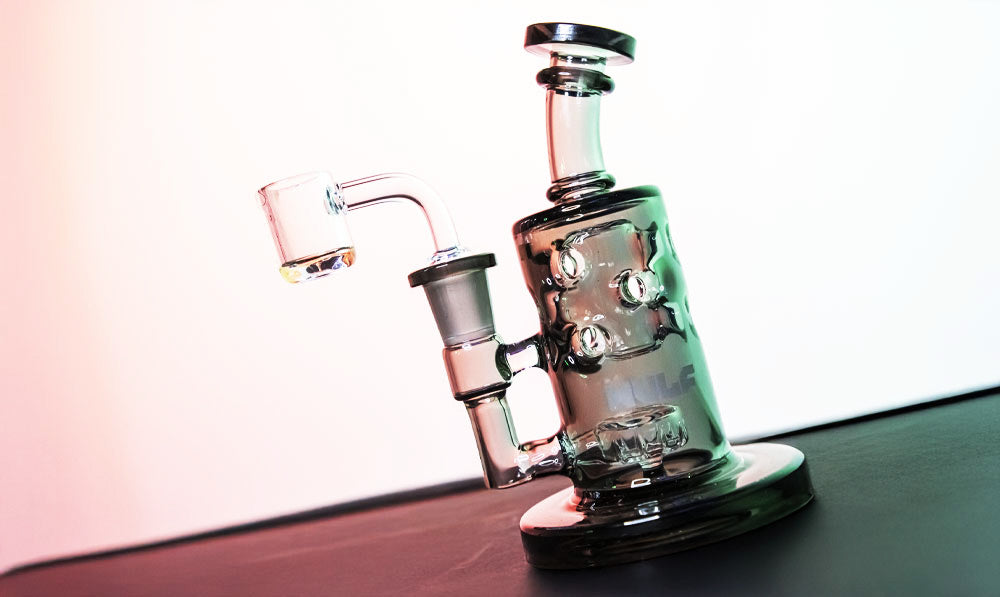 WULF Shift dab rig on a dark surface under directional light