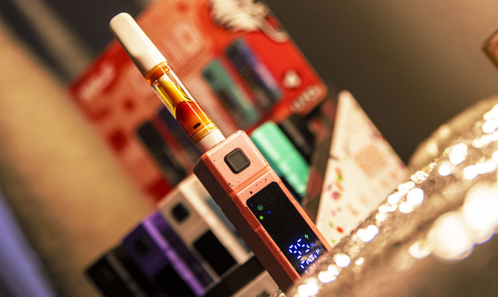 Wulf Grid standing near packaging with bright lighting