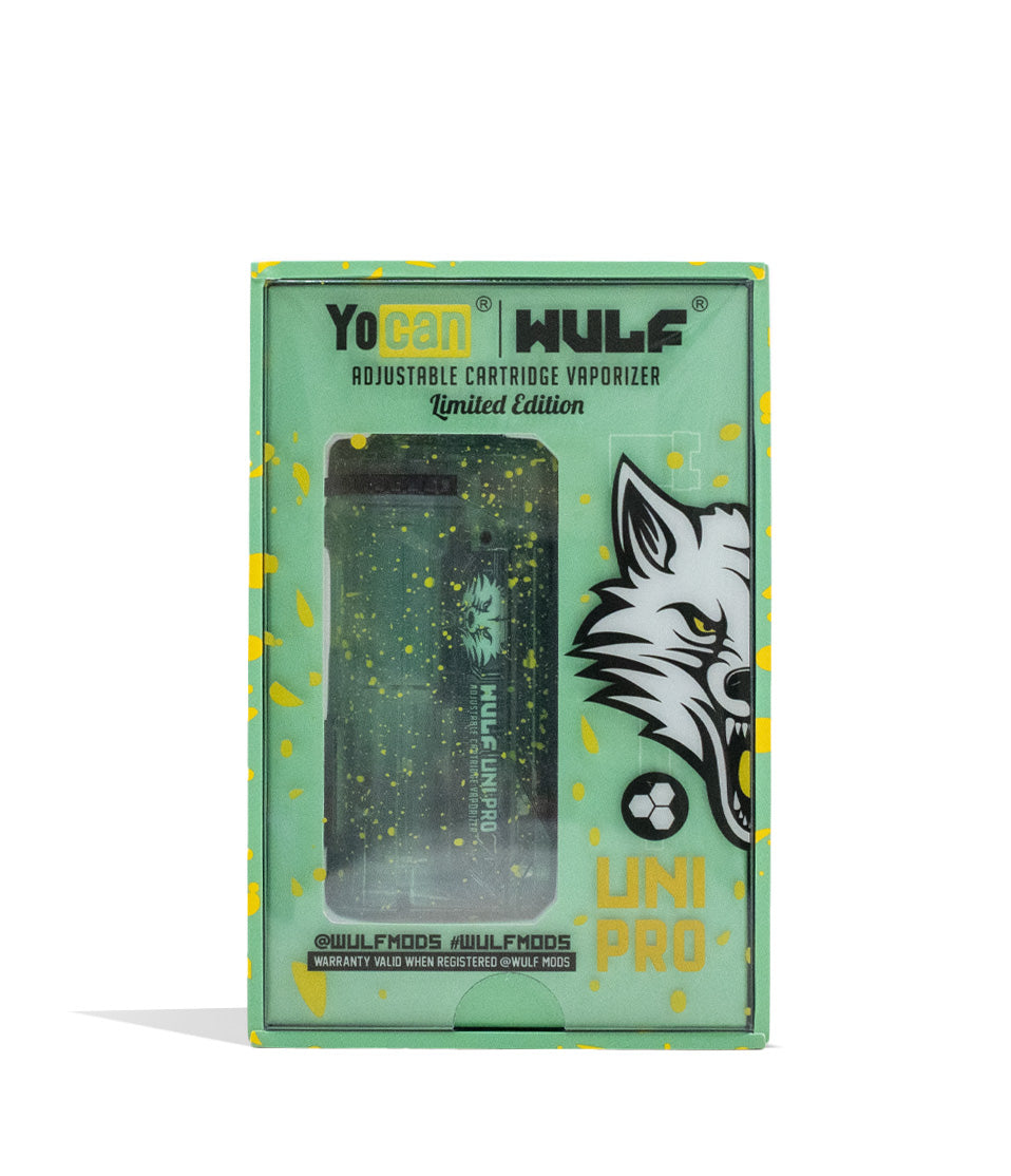 Aqua Wulf Mods X-Ray Series Uni Pro 510 Thread Battery Packaging Front View on White Background