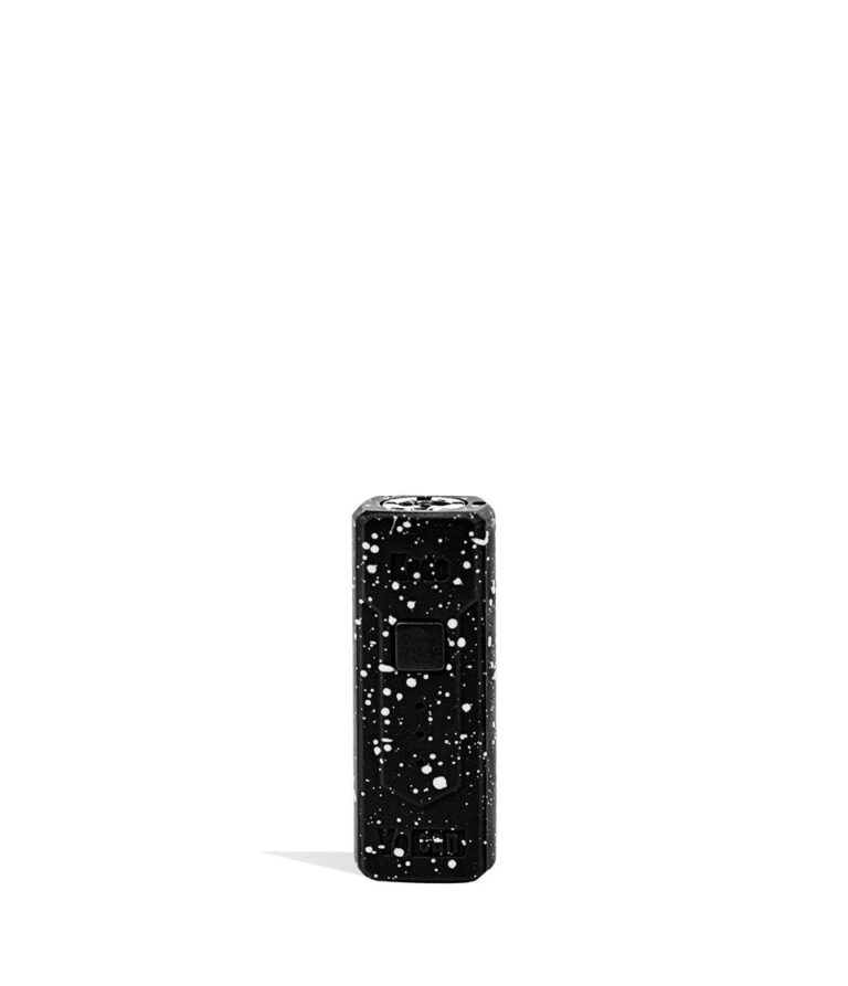Black White Spatter Wulf Mods KODO 510 Thread Battery on white background