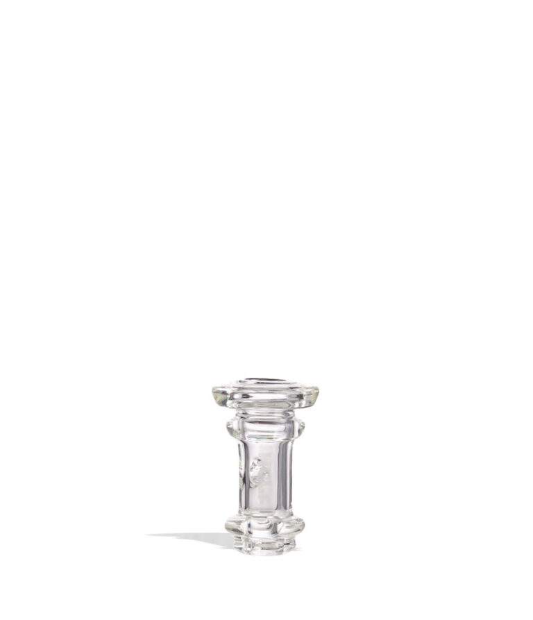 Clear Wulf Mods Towr Puffco Pivot Top on white background