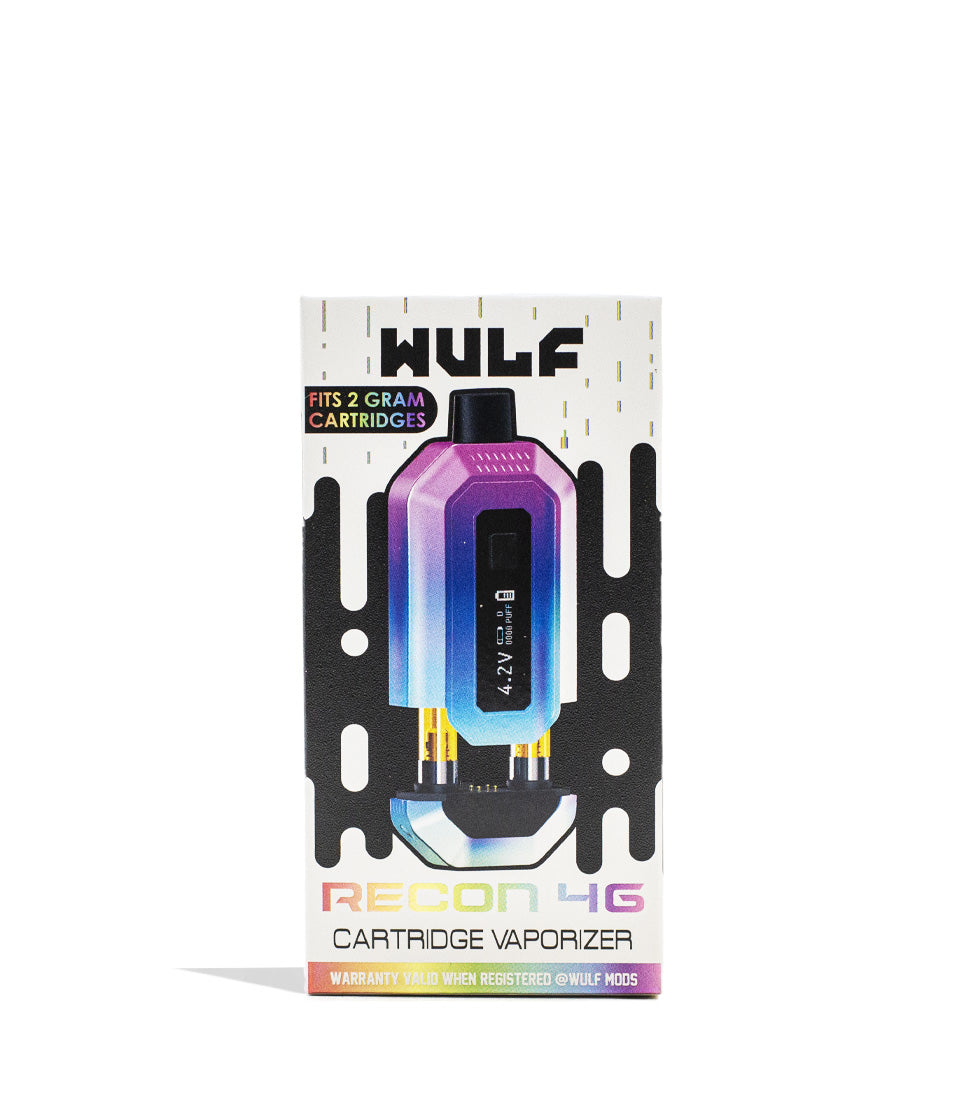 Full Color Wulf Mods Recon 4g Dual 510 Thread Battery Packaging Front View on White Background