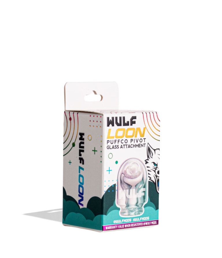Full Color Wulf Mods Loon Puffco Pivot Top packaging on white background