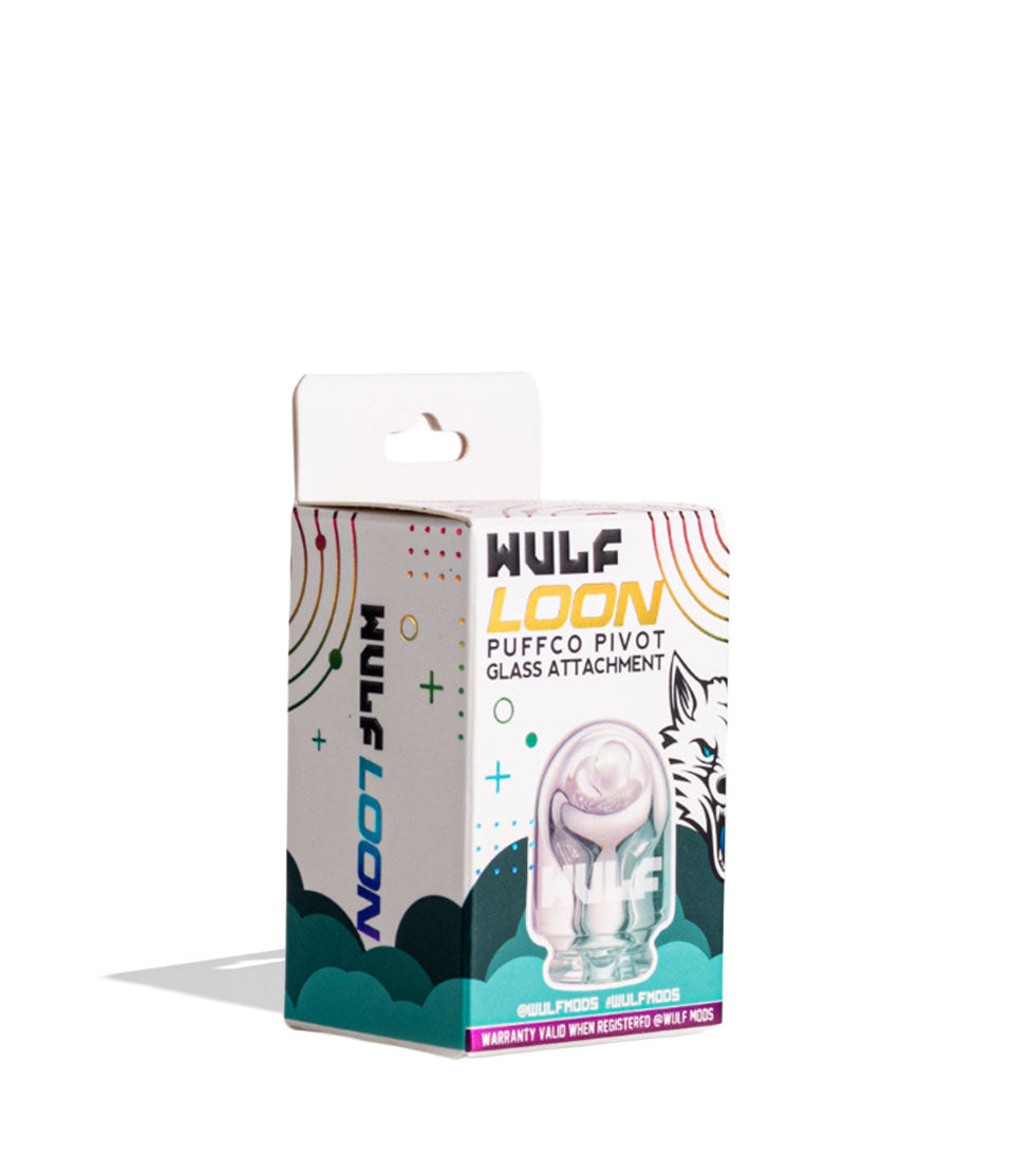 Full Color Wulf Mods Loon Puffco Pivot Top packaging on white background