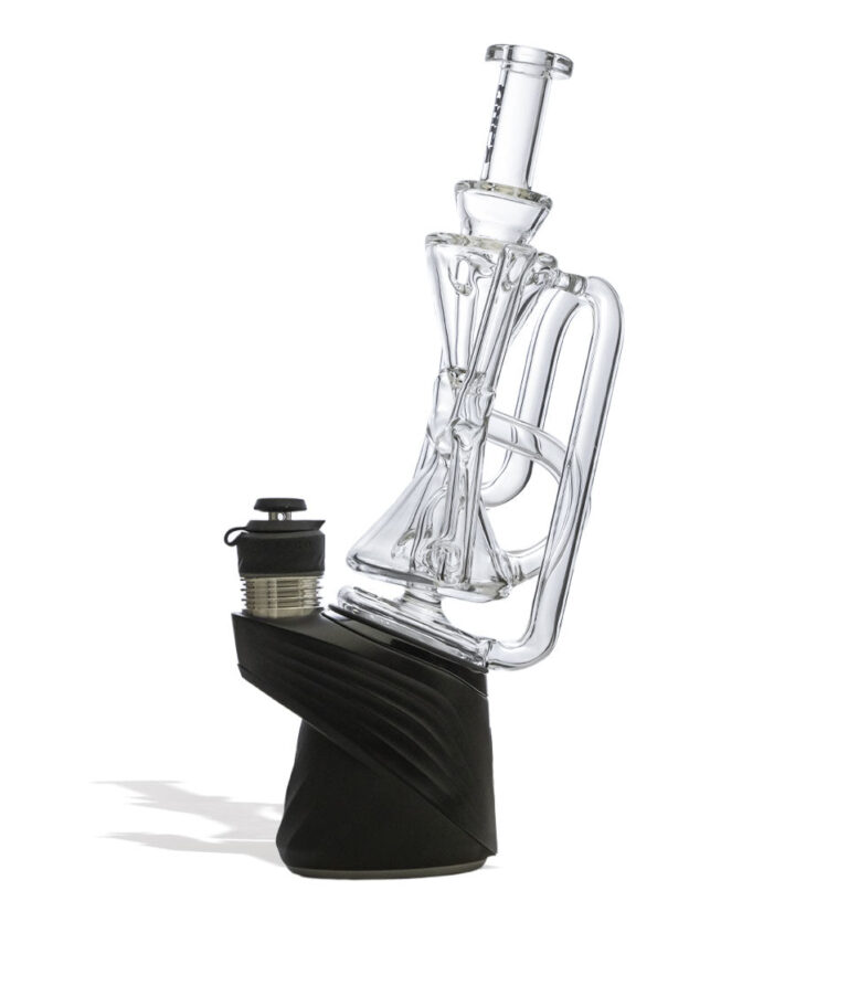 Clear Wulf Mods Web Puffco Peak Top With Peak on white background