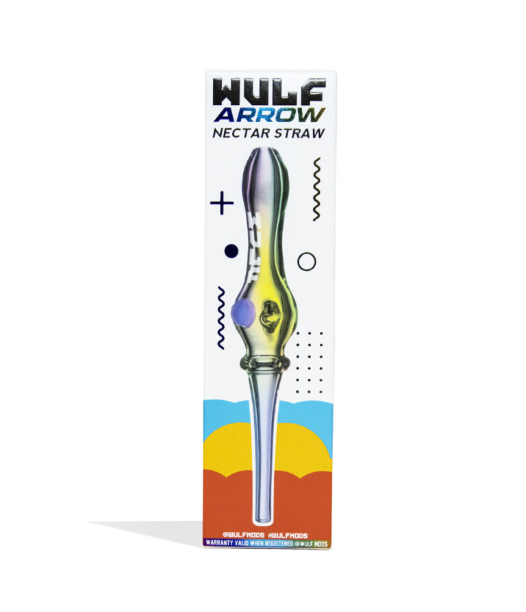 Full Color Wulf Mods Arrow Nectar Straw Packaging Front View on White Background