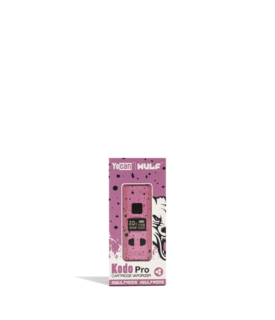 Pink Black Spatter packaging Wulf Mods KODO Pro 510 Thread Battery on white background