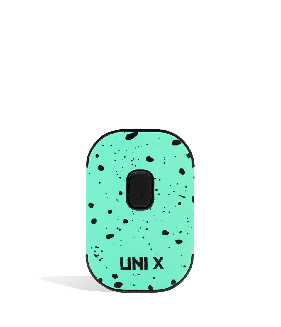 Teal Black Spatter Wulf Mods UNI X 510 Thread Battery on white background