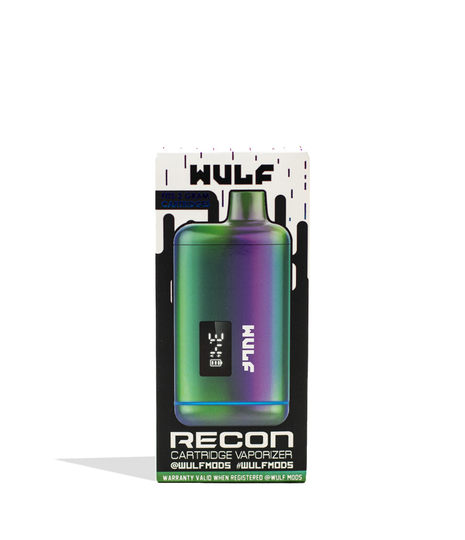 Full Color Wulf Mods Recon 510 Thread Battery Packaging Front View on White Background