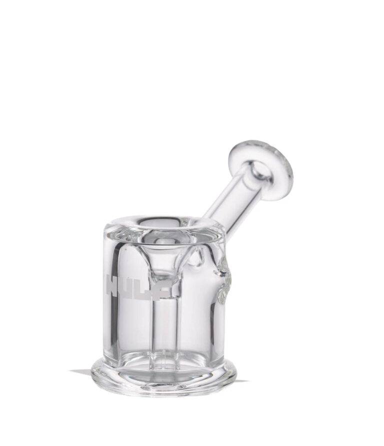Clear angle Wulf Mods Rypp Bubbler on white background