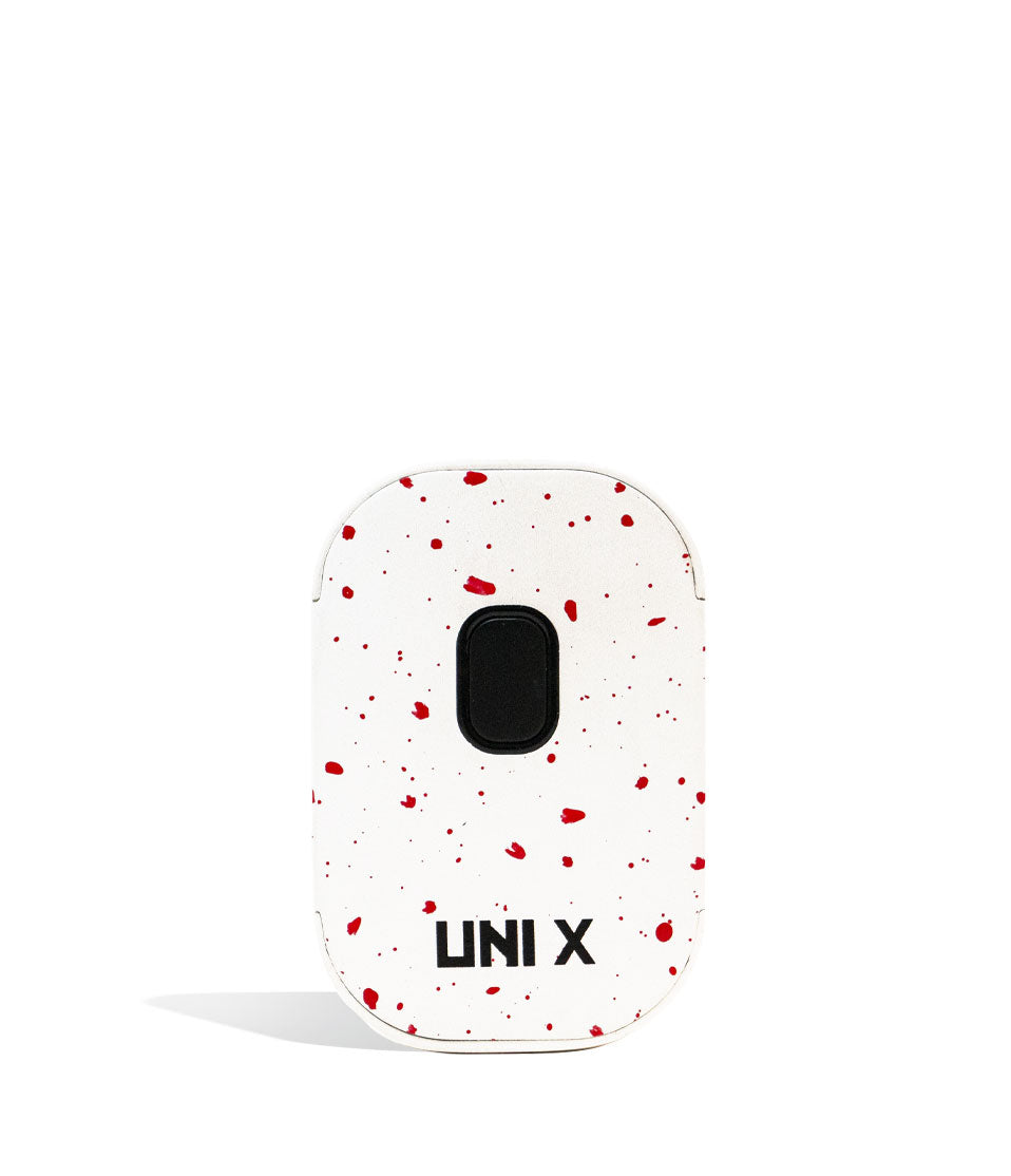 White Red Spatter Wulf Mods UNI X 510 Thread Battery on white background
