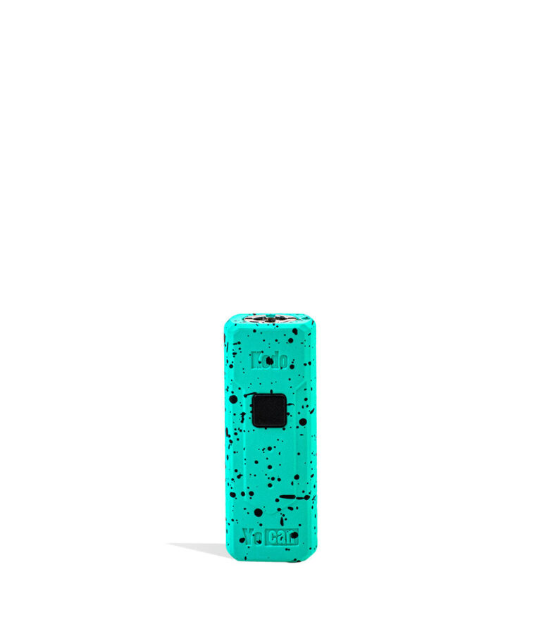 Teal Black Spatter Wulf Mods KODO 510 Thread Battery on white background