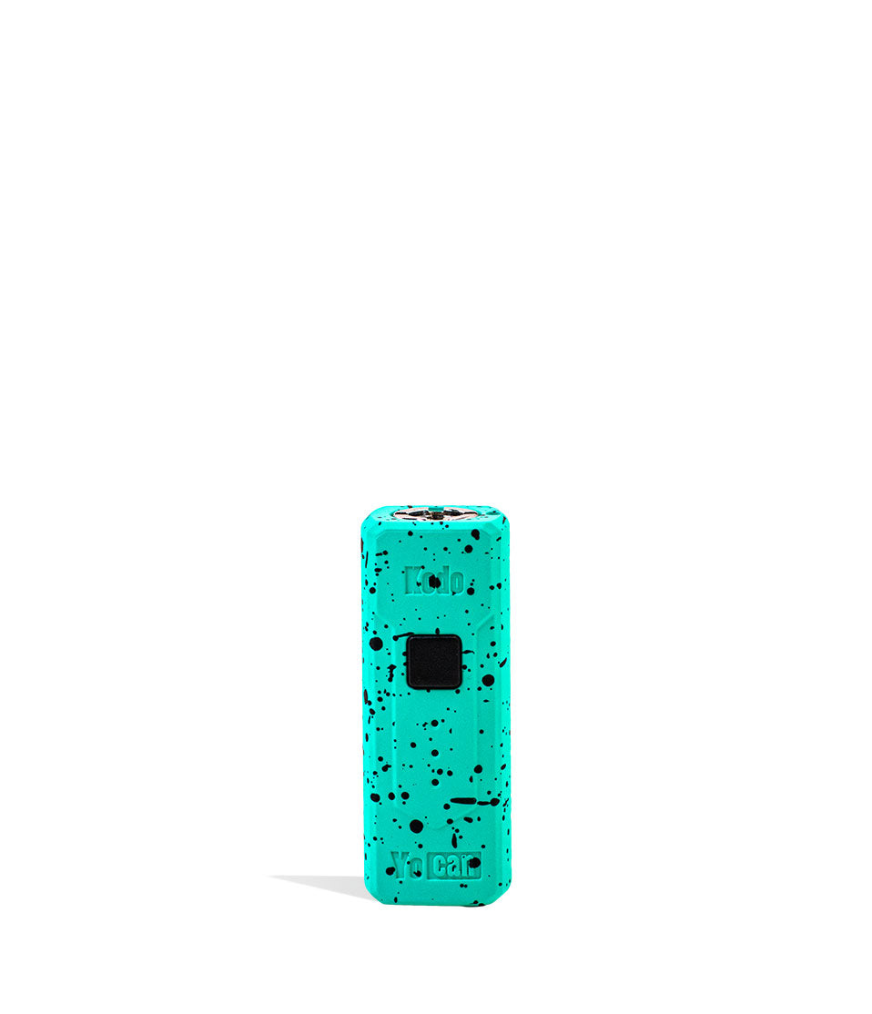 Teal Black Spatter Wulf Mods KODO 510 Thread Battery on white background
