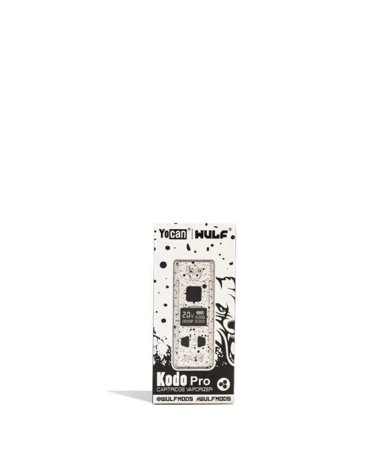 White Black Spatter packaging Wulf Mods KODO Pro 510 Thread Battery on white background