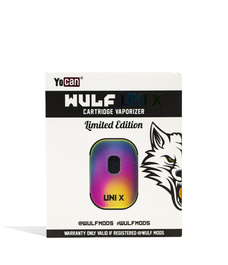 Full Color packaging Wulf Mods UNI X 510 Thread Battery on white background