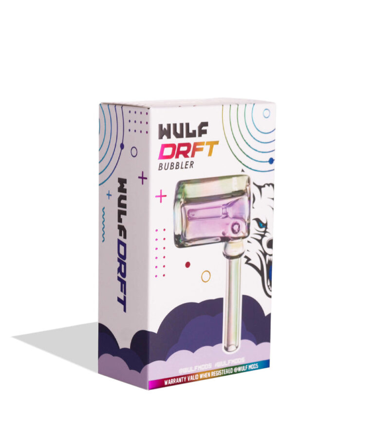 Full Color box Wulf Mods Drft Bubbler on white background