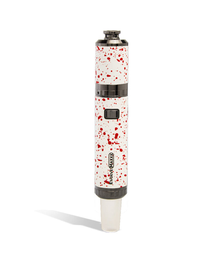 White Red Spatter dab rig Wulf Mods Evolve Maxxx 3 in 1 Kit on white background