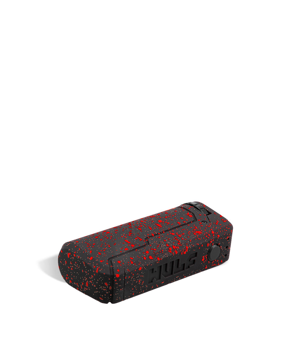 Black Red Spatter Wulf Mods UNI Adjustable 510 Thread Battery Down 2 View on White Background