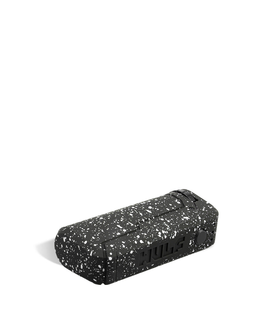 Black White Spatter Wulf Mods UNI Adjustable 510 Thread Battery Down 2 View on White Background